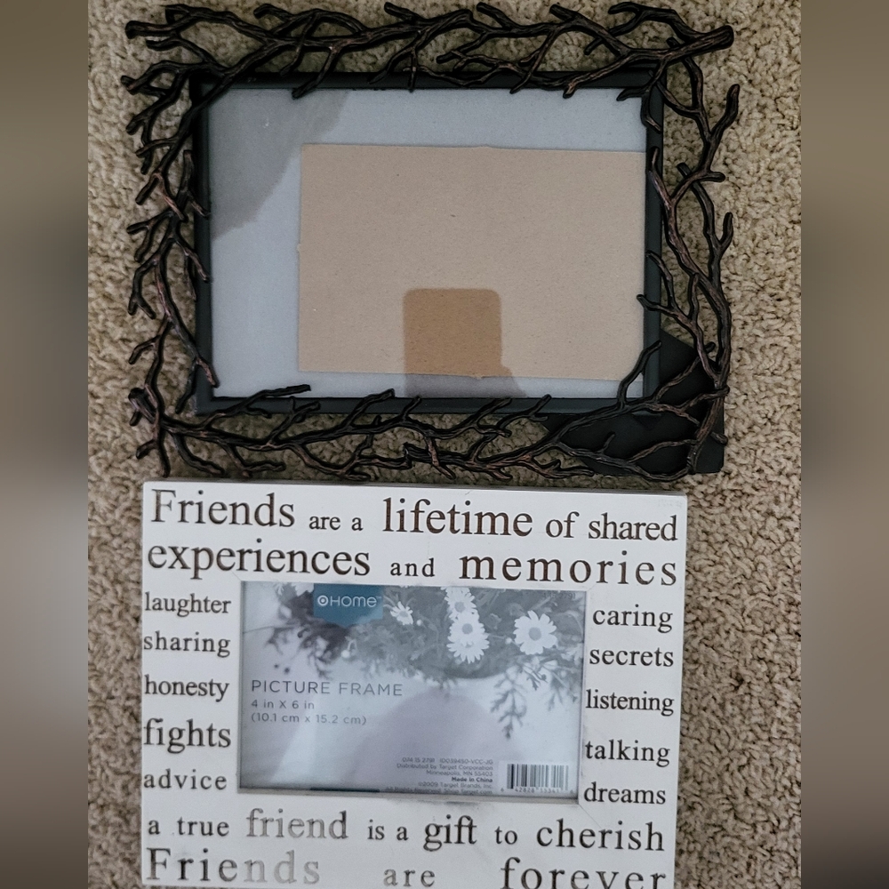 Black and Brown Decorative Picture Frame